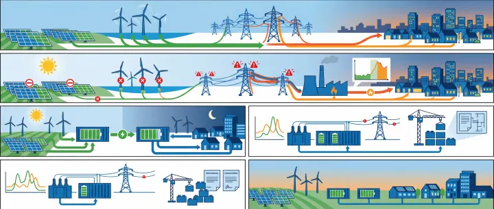 Afbeelding bij Batterijen maken schone stroom bruikbaar