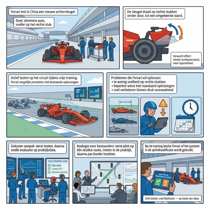 Afbeelding bij Slimmere race-auto, sneller op het rechte stuk