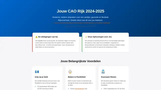 Thumbnail voor Jouw Cao Rijk 2024 2025 Klaar Voor De Toekomst