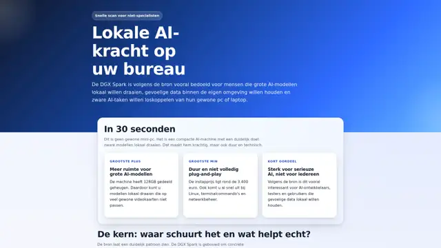 Thumbnail voor Lokale AI-kracht op uw bureau