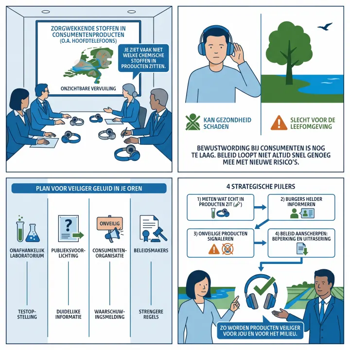 Afbeelding bij Veiliger geluid in je oren: minder schadelijke stoffen in hoofdtelefoons